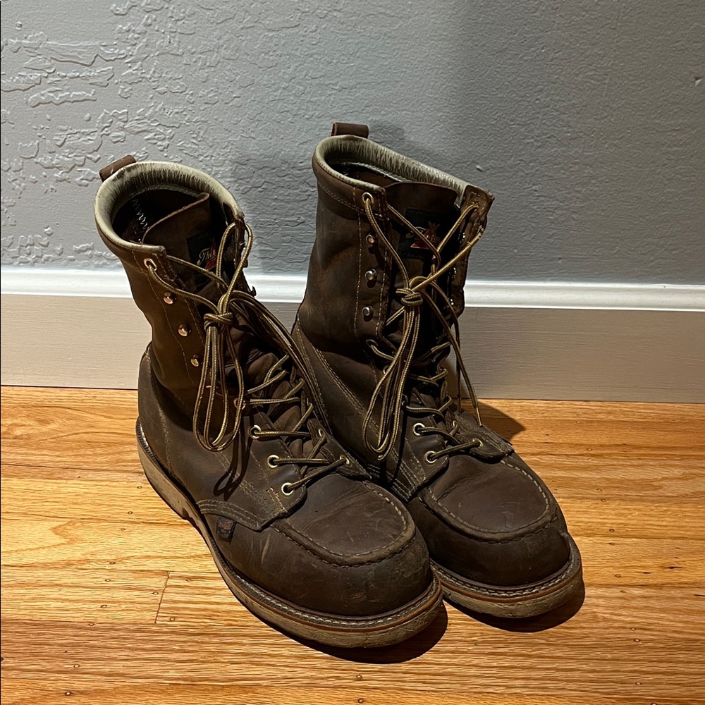 Men's Brown Leather Boots